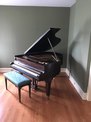 Old piano, new surroundings